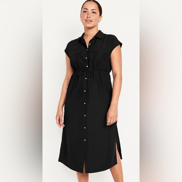 Old Navy Black Maternity Dress - Size Medium - Picture 1 of 4